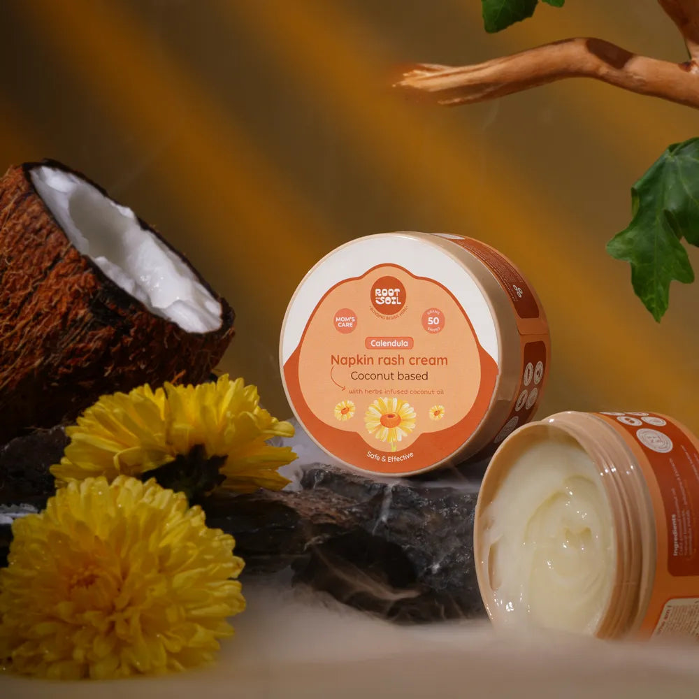 Napkin Rash Coconut Balm for Moms |Safe & effective for Napkin rashes | 50 g