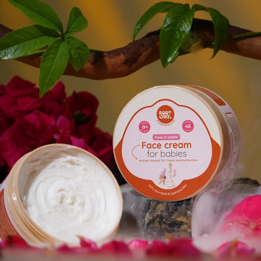 Rose of Castile Face Cream | Butter based for Deep Moisturization | 0+ m | 45 g