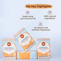 Baby Laundry Wash Bar | Unscented & Rash free baby clothes | 100 g