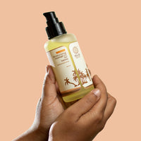 Coconut milk massage oil for babies - Turmeric