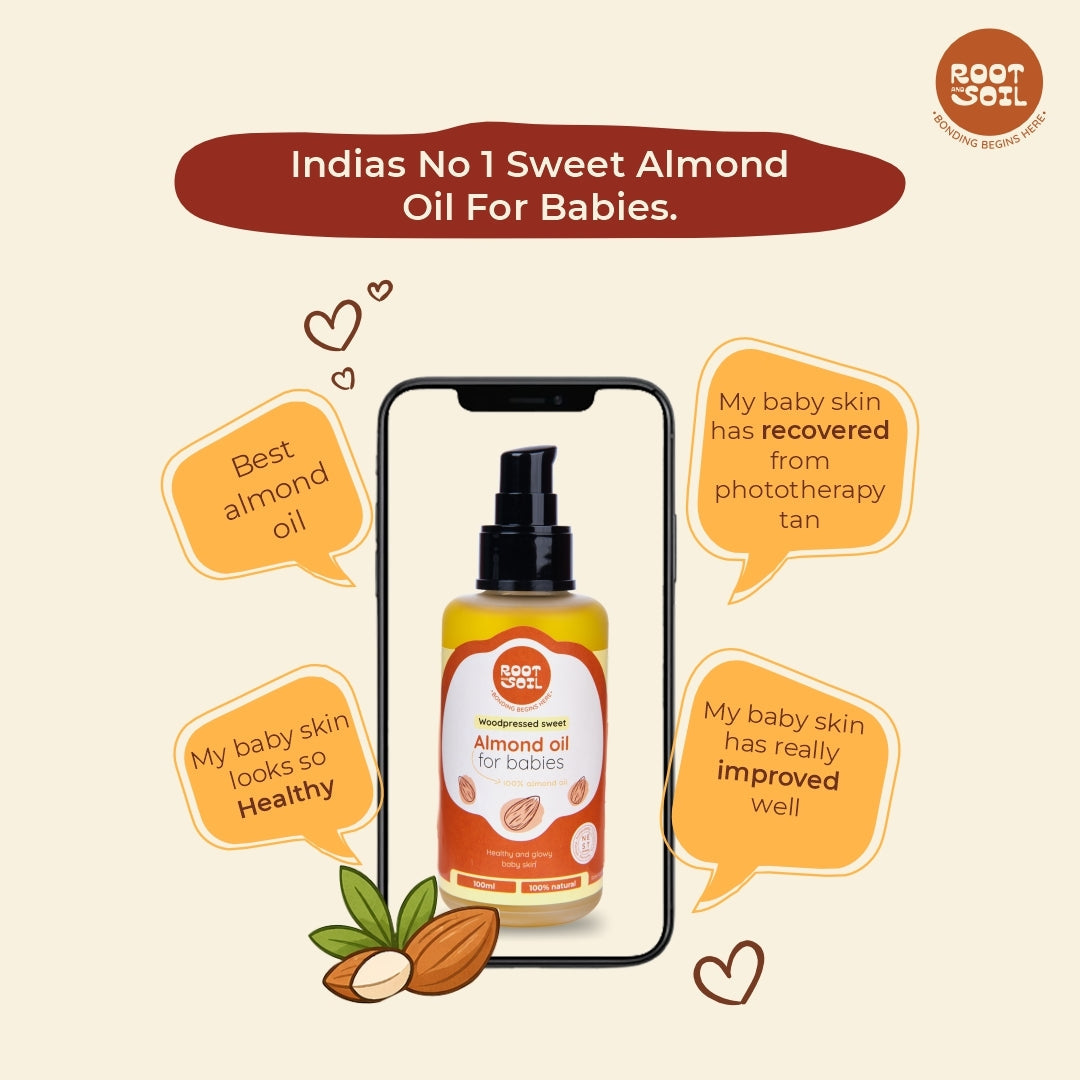 India’s No 1 Sweet Almond Oil for Babies