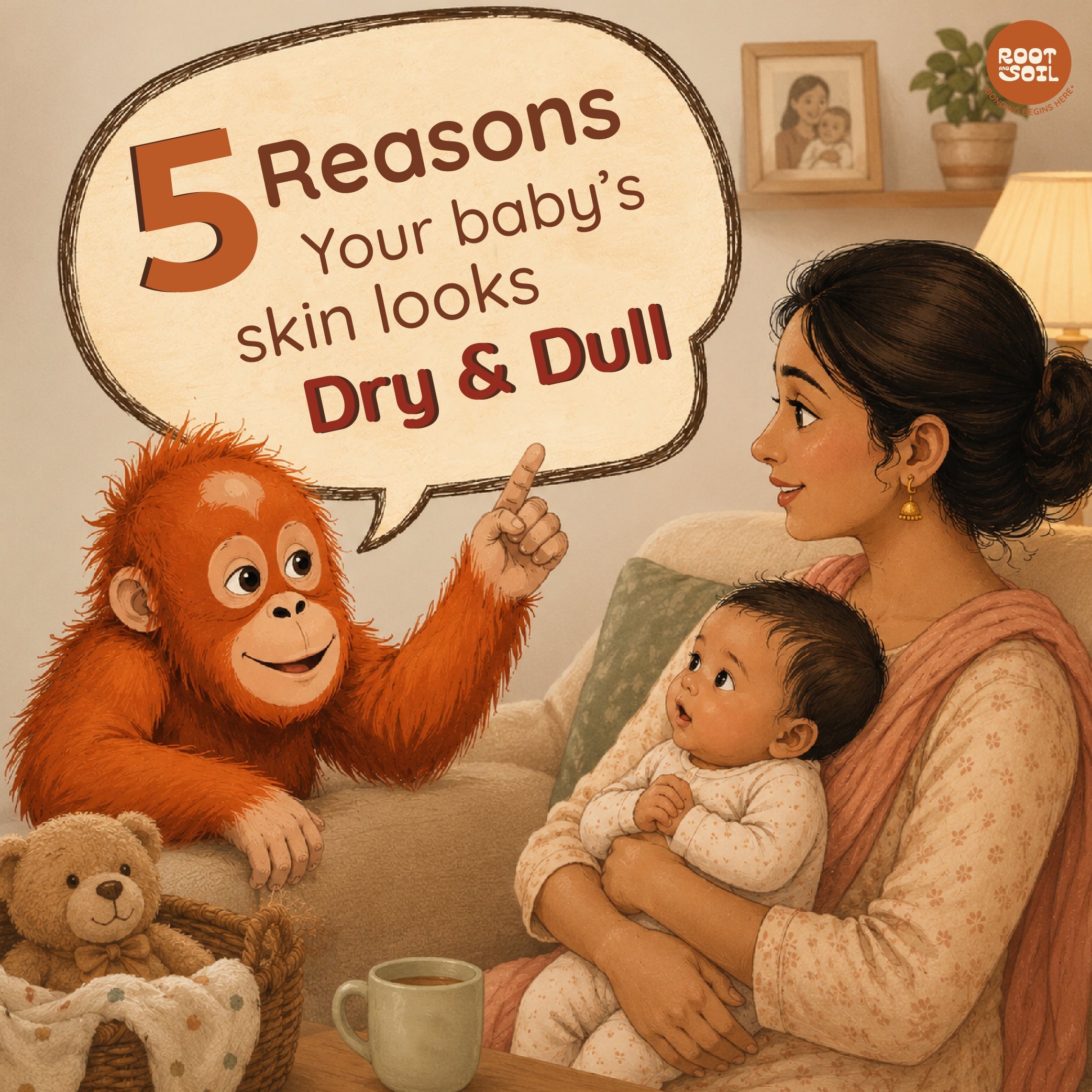 5 Reasons Your Baby’s Skin Looks Dry & Dull