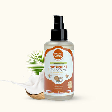 Coconut Milk Baby Massage Oil (Classic) | Soothens and rejuvenates skin |  0+ m