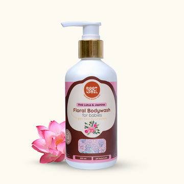 Floral Baby Body Wash For Babies | Made with fresh flower petals | 0 m - 8 y | 200 ml