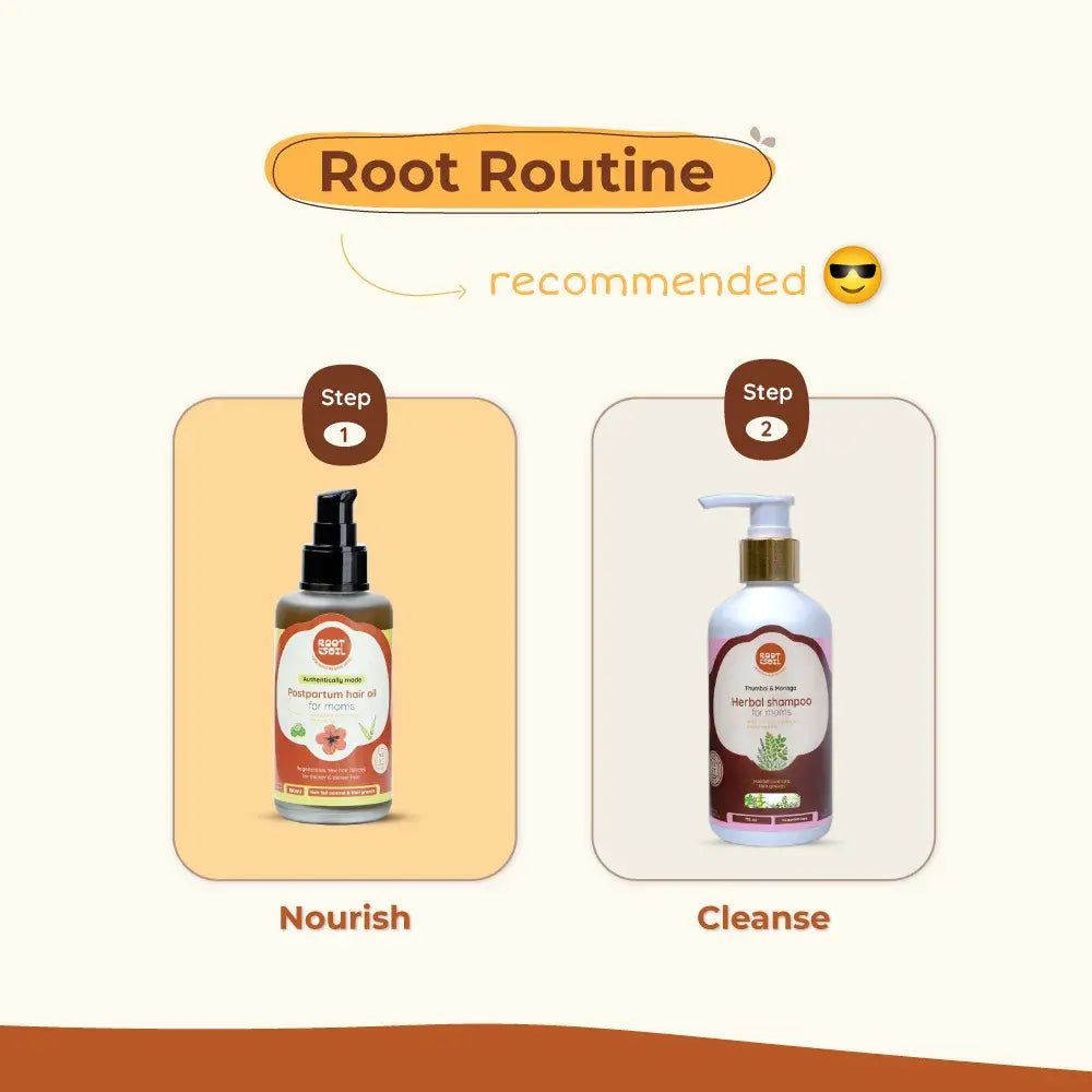 Herbal Shampoo For Moms | Hairfall Control & Hair Growth Support | 200 ml