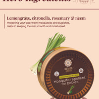 Mosquito repellent for babies - Lemongrass, Citronella & Neem
