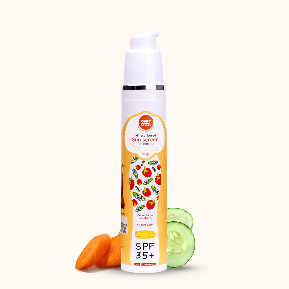 Baby Safe Sunscreen | SPF 35+ Broad UV Protection | 6+ m | 50 g