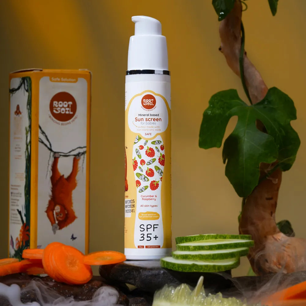 Baby Safe Sunscreen | SPF 35+ Broad UV Protection | 6+ m | 50 g