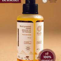 Wood-pressed sweet almond oil for babies (0+ months)