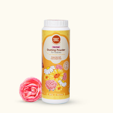 Damask Rose Talc-Free Baby Dusting Powder | Protects from Infections & Rashes | 0+ m | 100 g