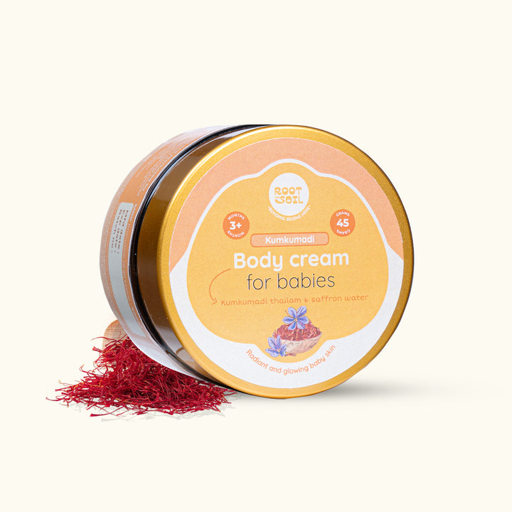 Kumkumadi  Body Cream | Radiant & Glowing Baby Skin | 3 m to 8 y | 45 g