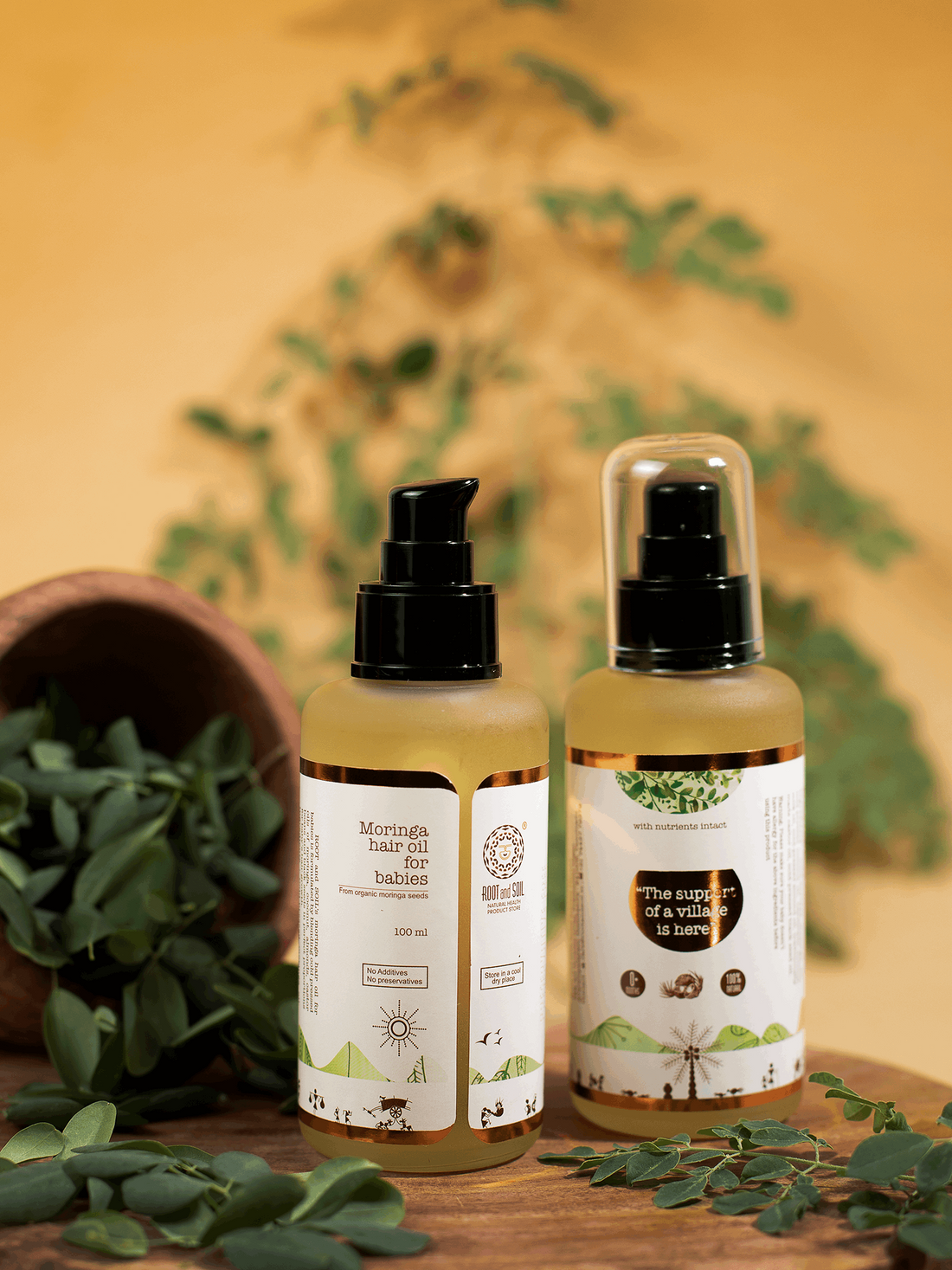 Moringa hair oil for babies - 100 ml (From 0+ months)