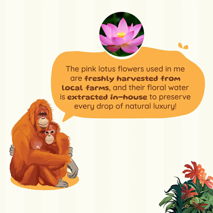 Pink Lotus & Coconut Milk Face Cream | Soft & Healthy Baby Skin | 0 m - 8 y | 45 g