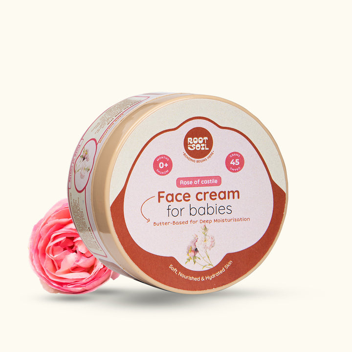 Rose of Castile Face Cream | Butter based for Deep Moisturization | 0+ m | 45 g