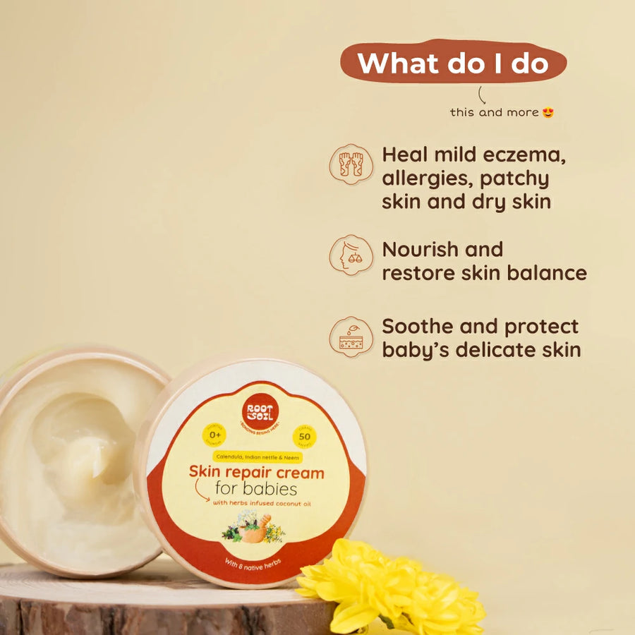 Skin Repair Cream | Soothens & Heals Baby Skin | 50 g