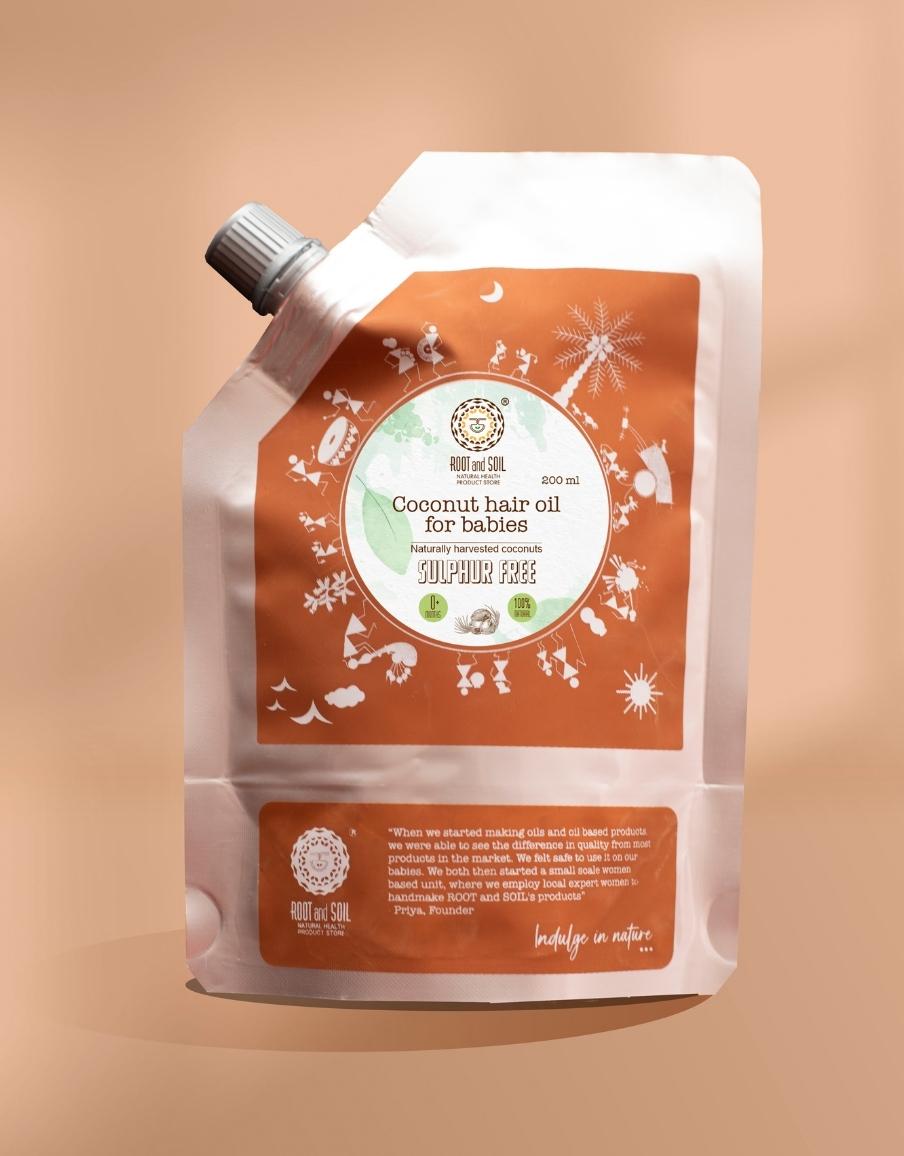 Best Baby Hair Oil Coconut Hair Oil for Newborns ROOT and SOIL