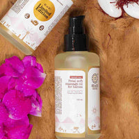 Petal soft baby massage oil : Damask rose & Saffron - 100 ml (0+ months)